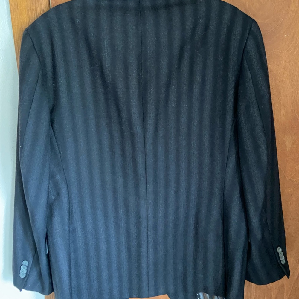 Kroon Men’s 40R Striped gray and black Blazer - Picture 8 of 12